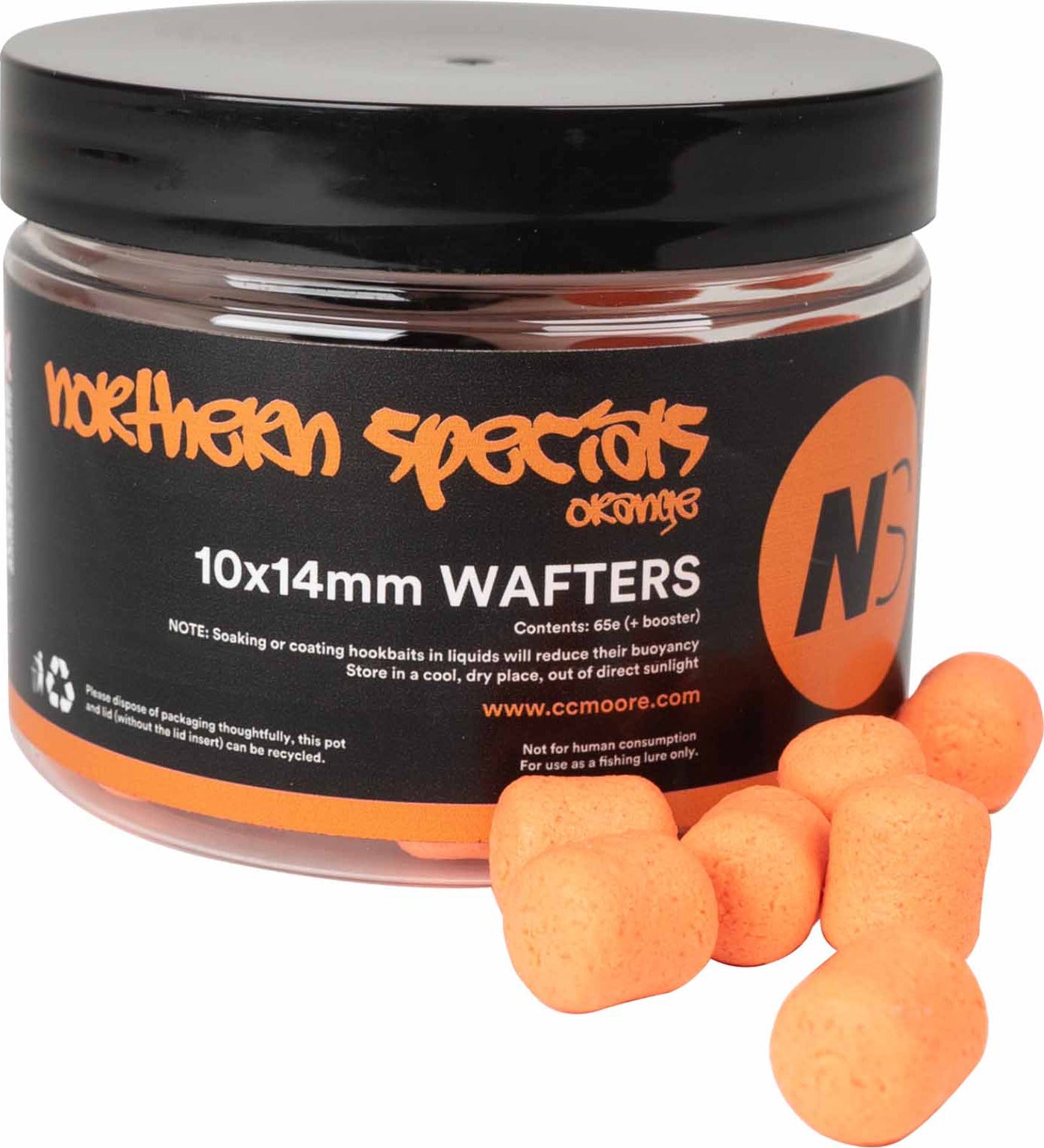 NS1 Dumbell Wafters - Orange - 10x14mm NS1 Dumbell Wafters - Orange - 10x14mm