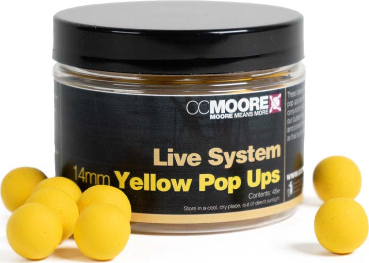 Live System - 14mm - Geel - Pop Ups Live System - 14mm - Geel - Pop Ups