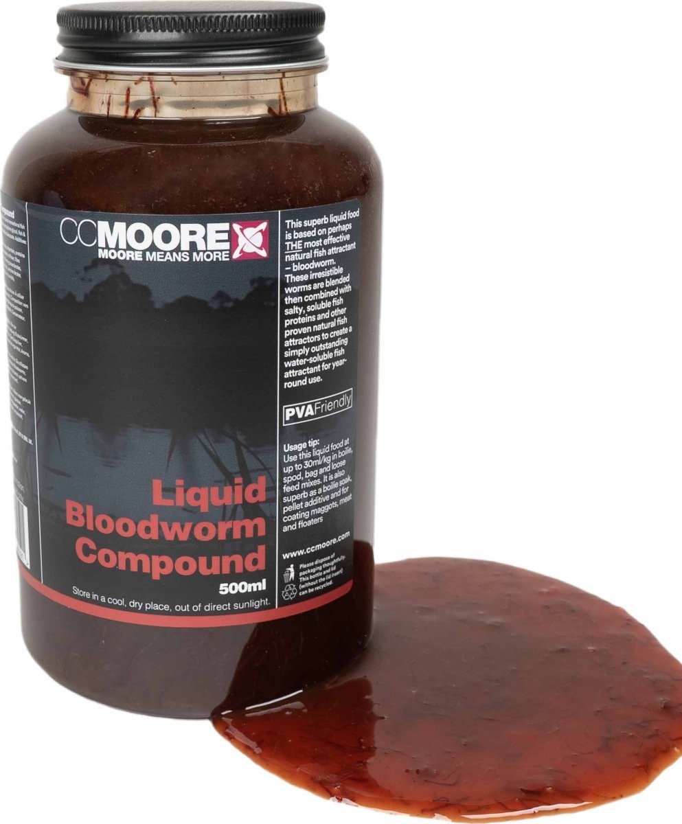 CC Moore Liquid Bloodworm Compound - 500ml - dé KarperCentrale CC Moore Liquid Bloodworm Compound - 500ml - dé KarperCentrale