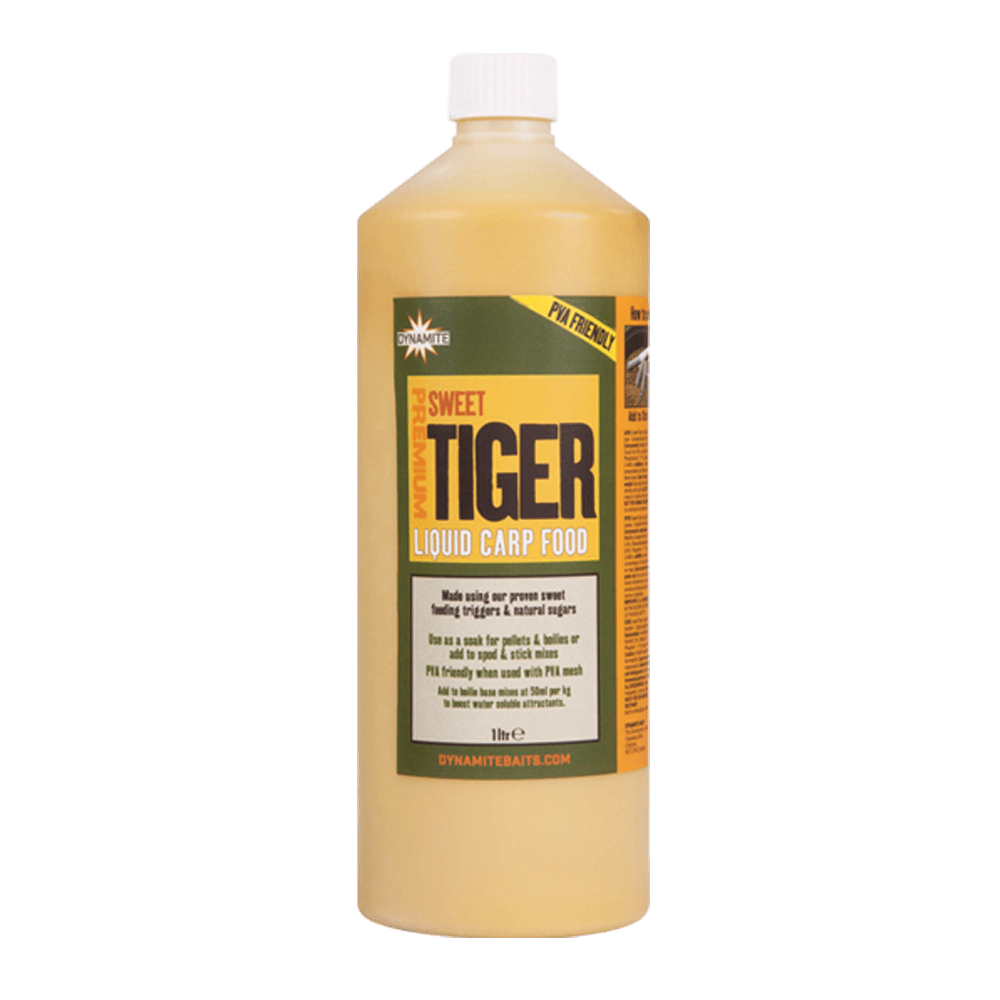 Dynamite Baits Liquid Carp Food - 1L - Sweet Tiger - KarperCentrale Dynamite Baits Liquid Carp Food - 1L - Sweet Tiger - KarperCentrale
