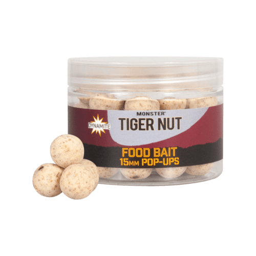 Dynamite Baits Monster Tiger Nut Foodbait Pop - Ups - 15mm - KarperCentrale Dynamite Baits Monster Tiger Nut Foodbait Pop - Ups - 15mm - KarperCentrale