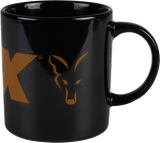 Fox Black and Orange Logo Ceramic Mok - dé KarperCentrale