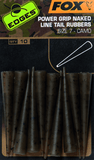 Fox Edges Camo Power Grip Naked Tail Rubbers - dé KarperCentrale