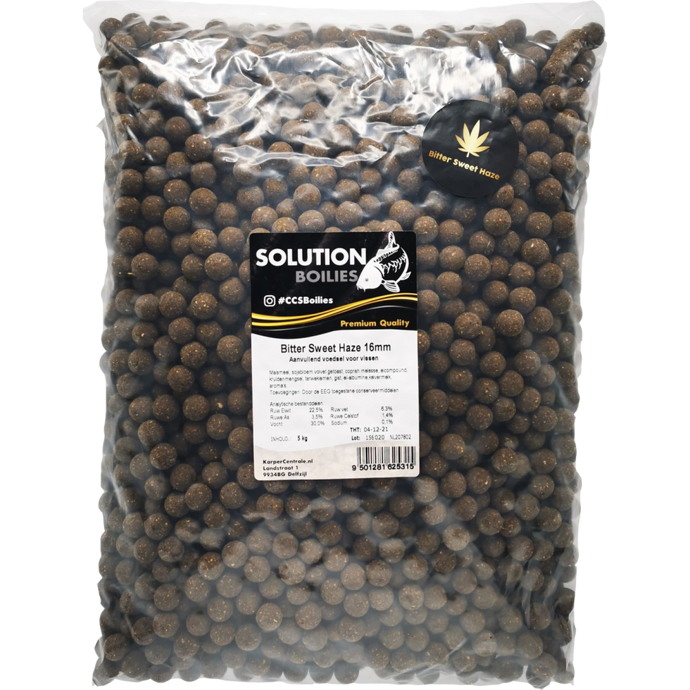 CC Solution Boilies Premium Range - Bitter Sweet Haze Boilies - 5KG - dé KarperCentrale