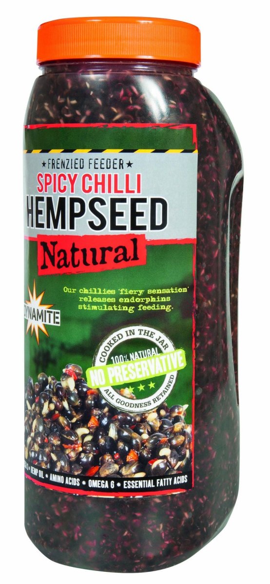 Dynamite Baits Frenzied Chilli Hempseed - 2.5L - Klaar voor gebruik - KarperCentrale