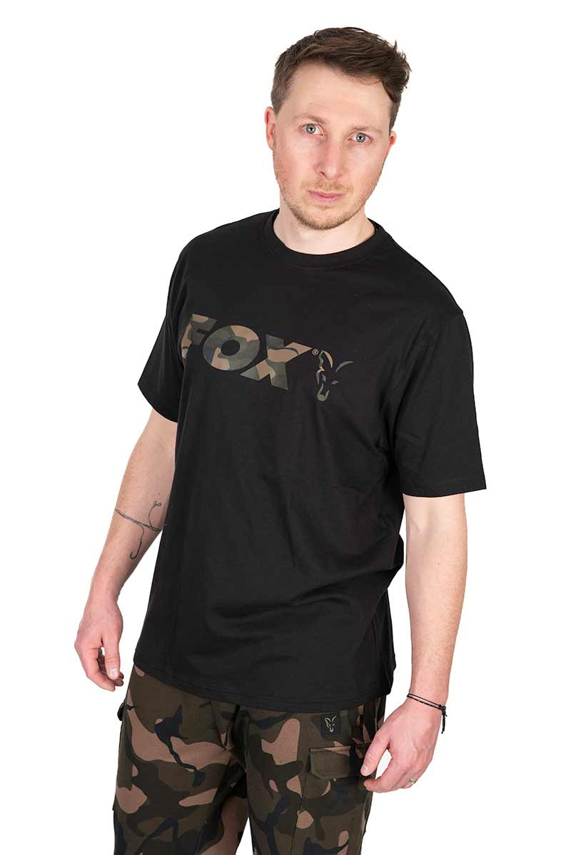 Fox Black Camo Logo T-Shirt - dé KarperCentrale