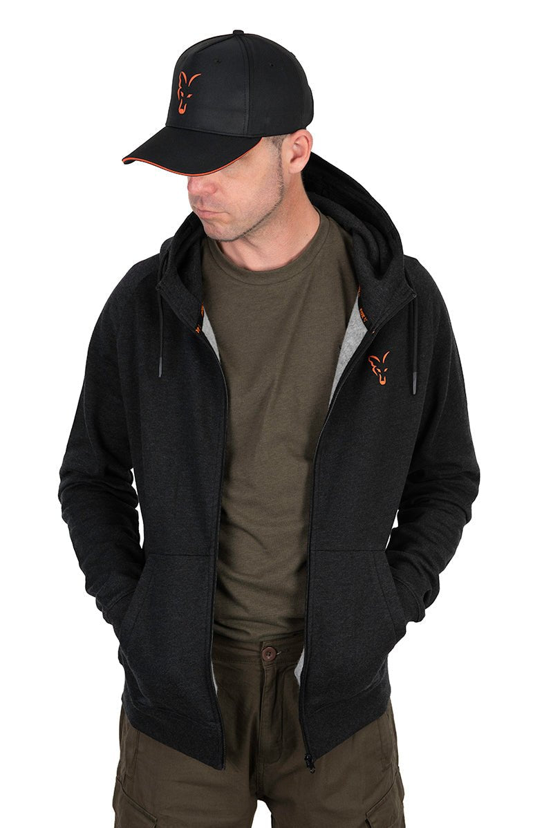 Fox Collection LW Hoody Black/Orange - dé KarperCentrale