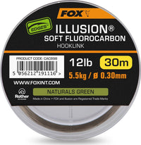 Fox Edges Illusion Soft Fluorocarbon Hooklink - dé KarperCentrale