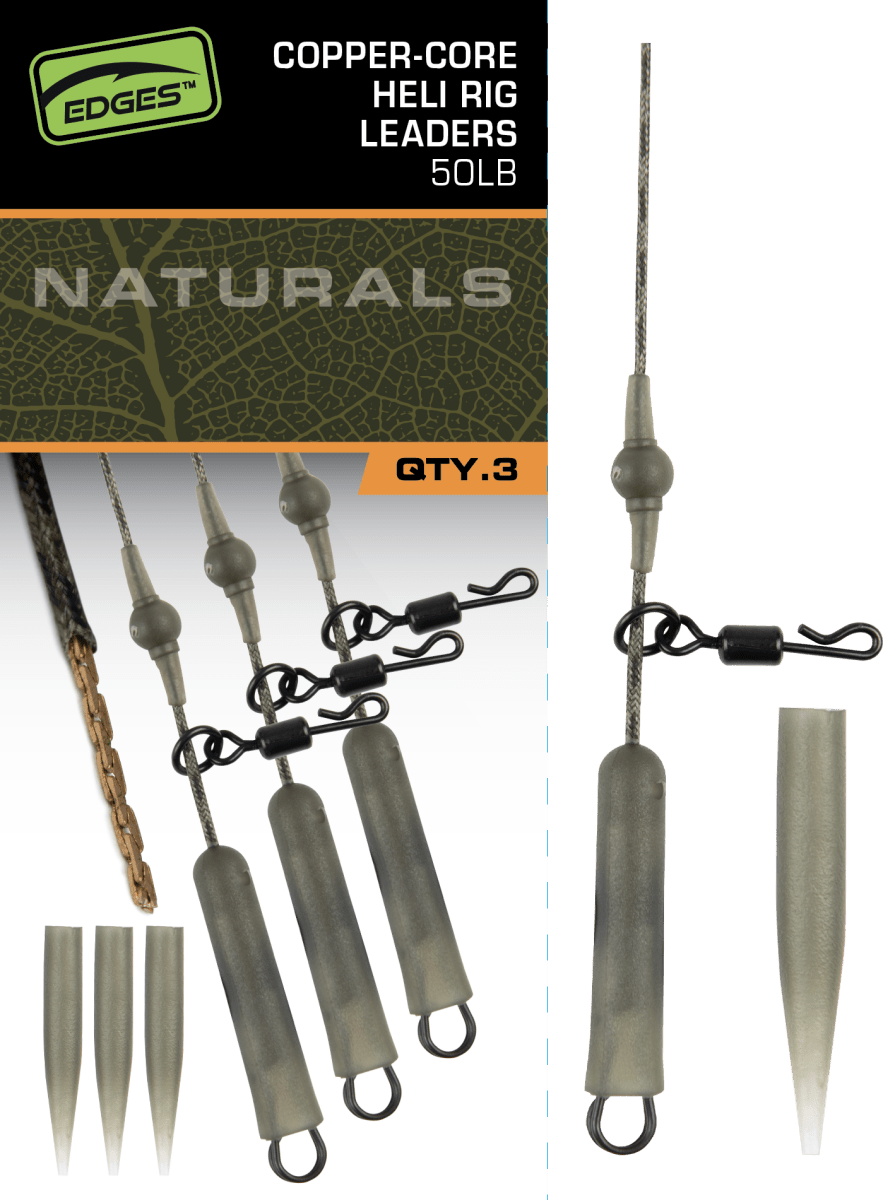 Edges Naturals Kobber-Kerne Heli Rig Forfang