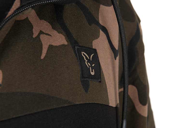 Fox LW Black Camo Split Zip Hoody - dé KarperCentrale