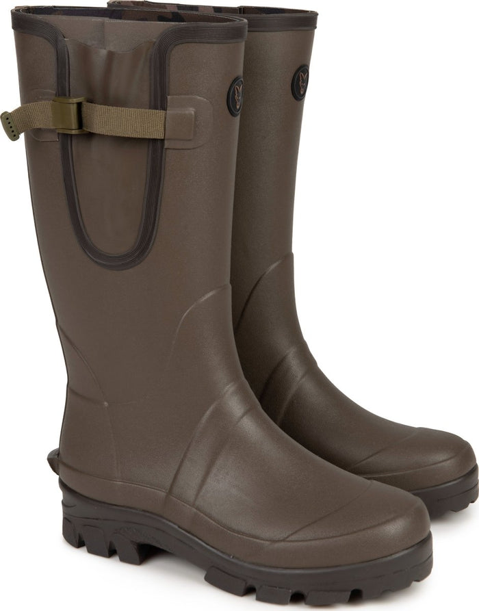 Stivali mimetici khaki con fodera in neoprene - Stivali