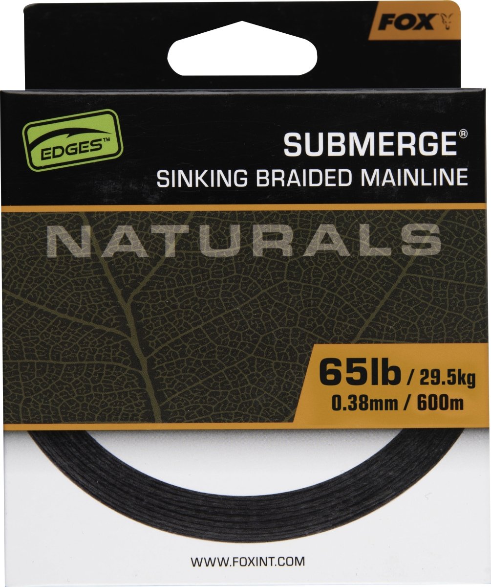 Fox Submerge Naturals Sinking Braid - 600m - dé KarperCentrale